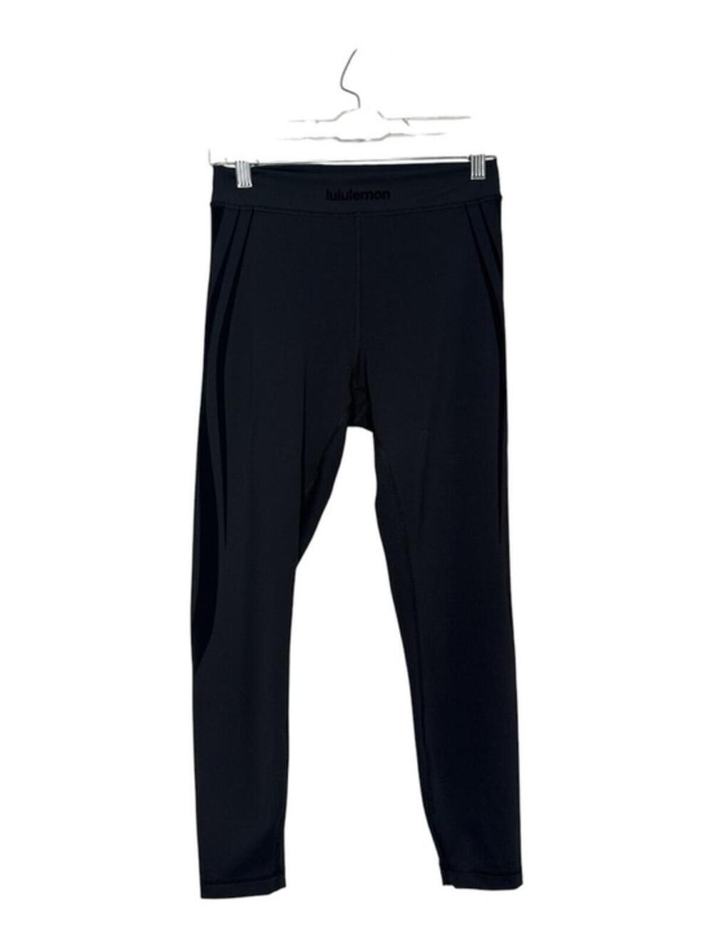 Lululemon Women's Smooth Stride Tight Black Gray Size 8